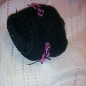 A pair of black socks